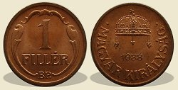 1938-as 1 filléres - (1938 1 fillér)