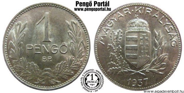 1937-es 1 pengős - (1937 1 pengő)