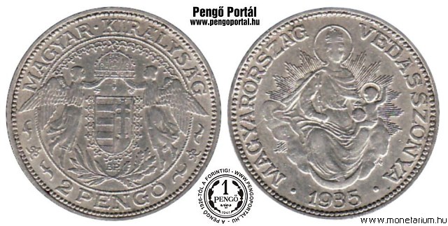 1935-s 2 pengs - (1935 2 peng)