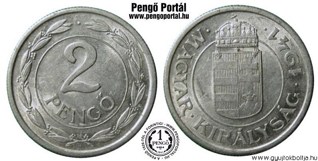 1941-es hullmos talp 2 pengs - (1941 2 peng)