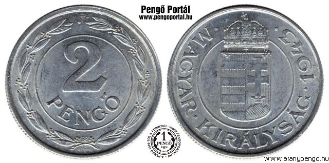 1943-as 2 pengős - (1943 2 pengő)