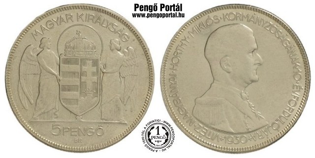 1930-as 5 pengős - (1930 5 pengő)