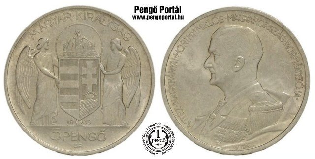 1939-es 5 pengős - (1939 5 pengő)